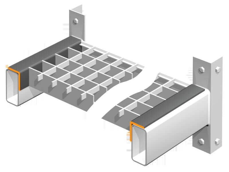 stalen rooster rooster voor magazijnstellingen roostertechniek